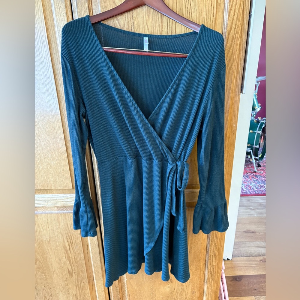 Xhilaration Teal Knit dress